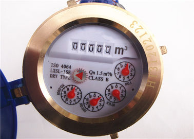Đồng hồ đo nước thẳng đứng quay bánh xe cánh quạt khô Đọc rõ đa tia LXSL-15E