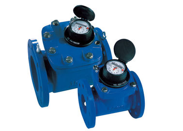 Đồng hồ đo nước Woltman gang khô quay số cho nước lạnh / nước nóng LXLC-250B