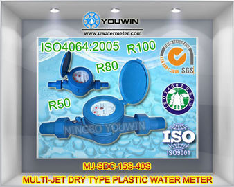 Multi-jet khô Loại nhựa Water Meter